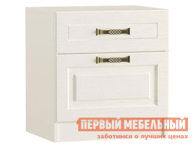 Прикроватная тумбочка  Ливерпуль Ясень Ваниль / Белый