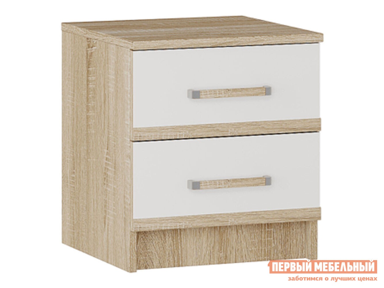 Прикроватная тумбочка  Сакура 2шт Дуб Сонома / Белый