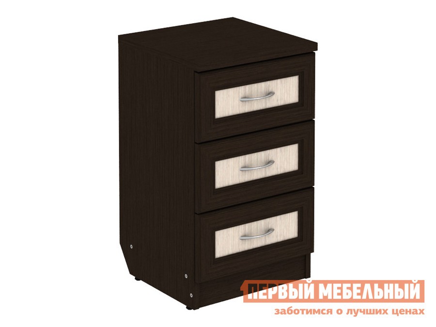 Прикроватная тумбочка  Мерлен 703 Венге / Дуб Атланта