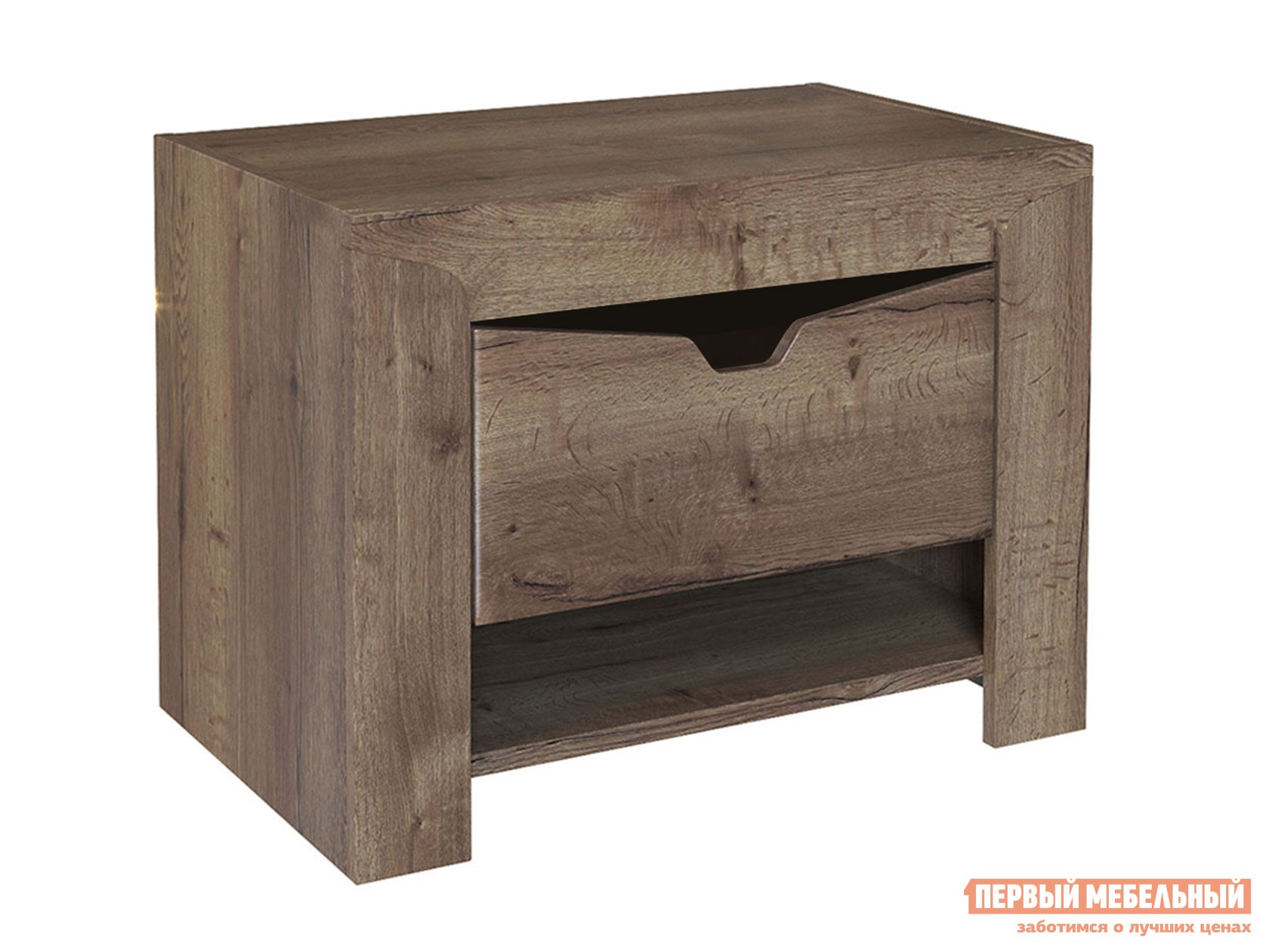 Прикроватная тумбочка  Гарда Дуб Галифакс Табак