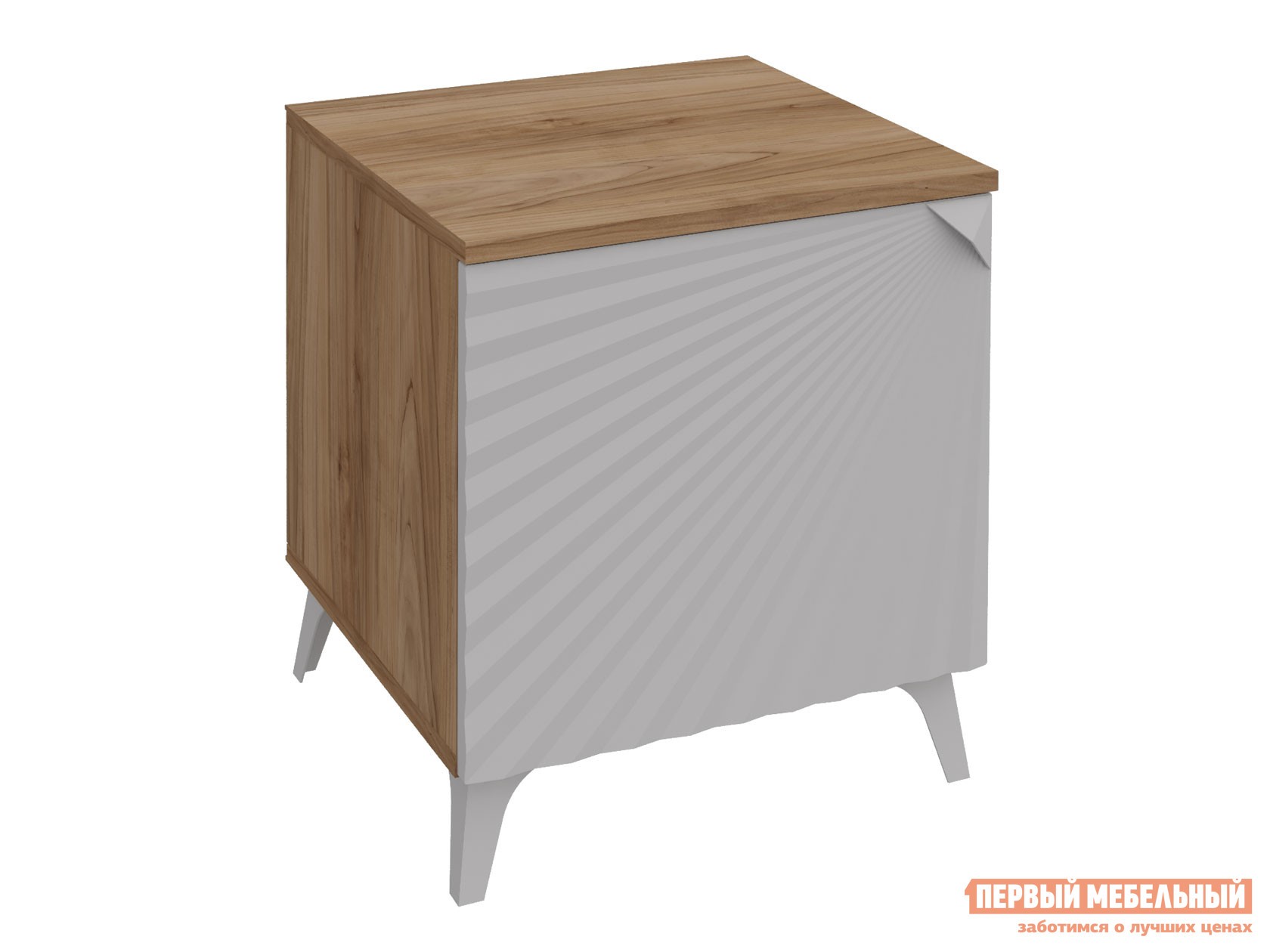 Прикроватная тумбочка  Лео Сантьяго софт / Яблоня Беллуно, Левая