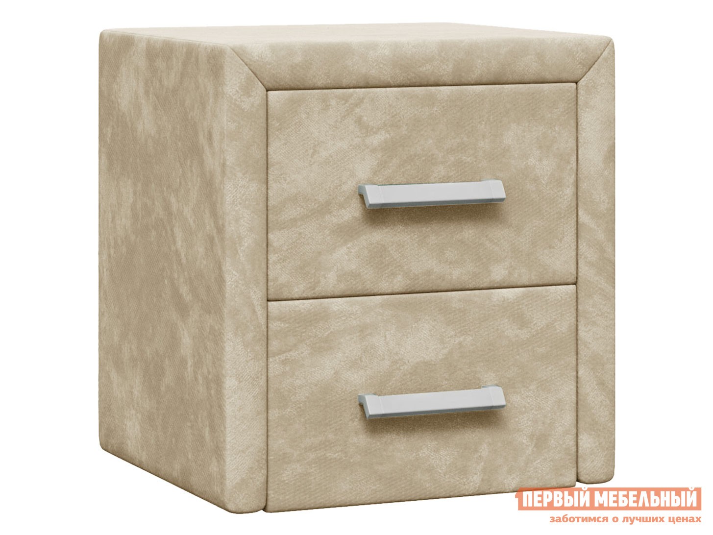 Прикроватная тумбочка  Женева Кремовый, шенилл