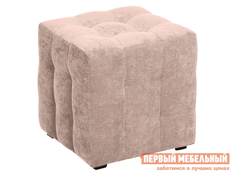 Пуфик  Лотос Бежевый, велюр