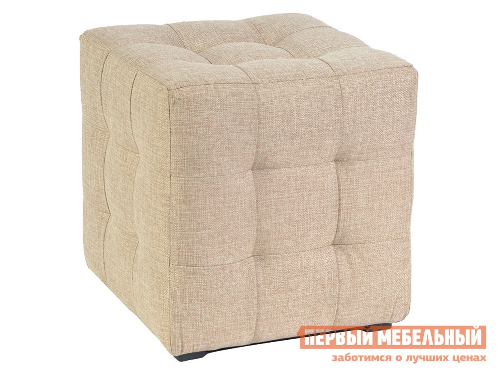 Пуфик  Лотос Бежевый, рогожка