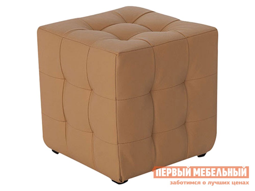 Пуфик  Лотос Бежевый, экокожа