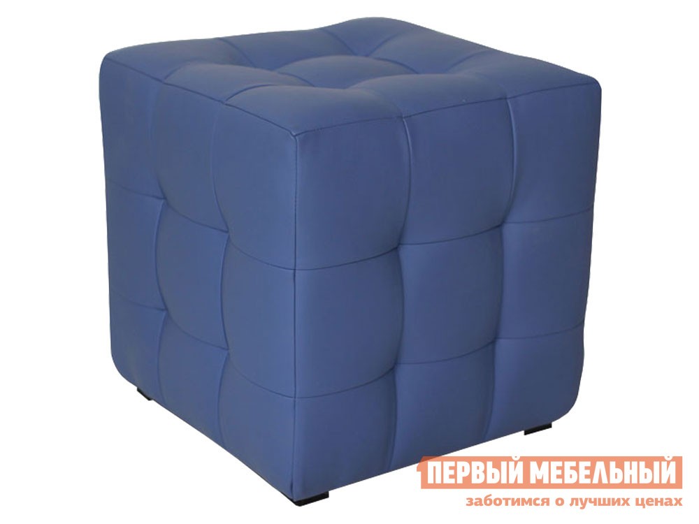 Пуфик  Лотос Голубой, экокожа