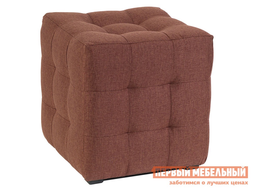 Пуфик  Лотос Коричневый, рогожка