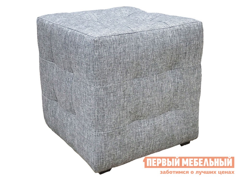 Пуфик  Лотос Серый, рогожка