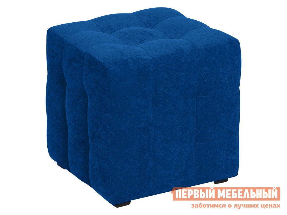 Пуфик  Лотос Синий, велюр