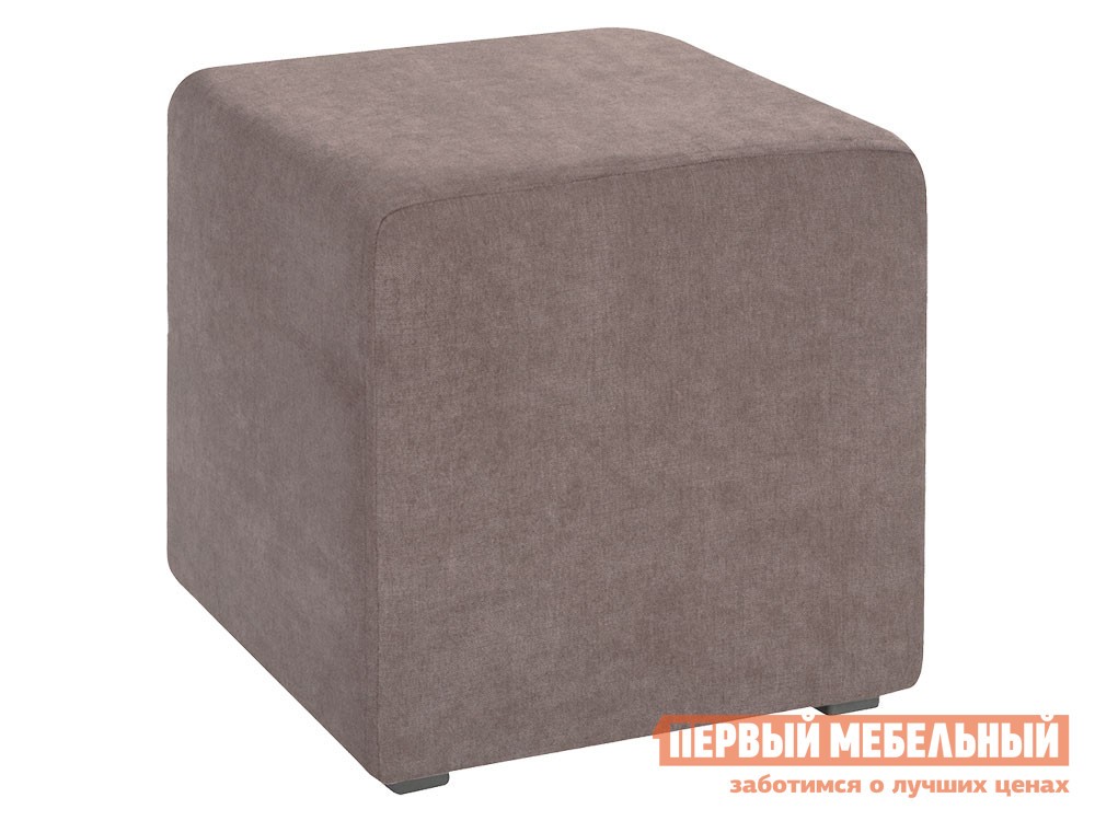 Пуфик  Валенсия Бежевый, велюр