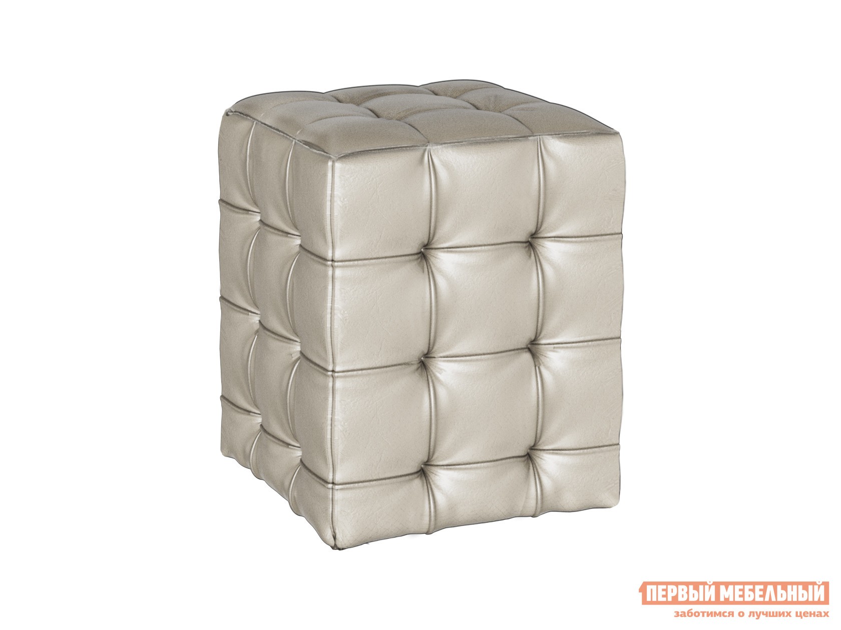 Пуфик  Модерн Мини Крем, кожзам