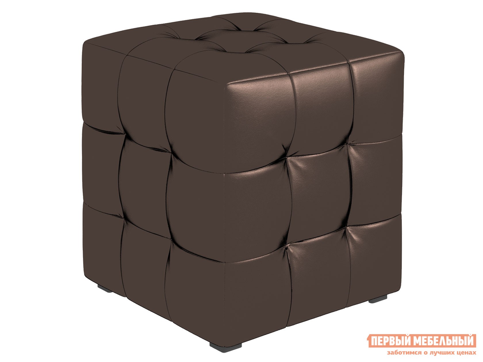 Пуфик  Модерн Шоколад, экокожа