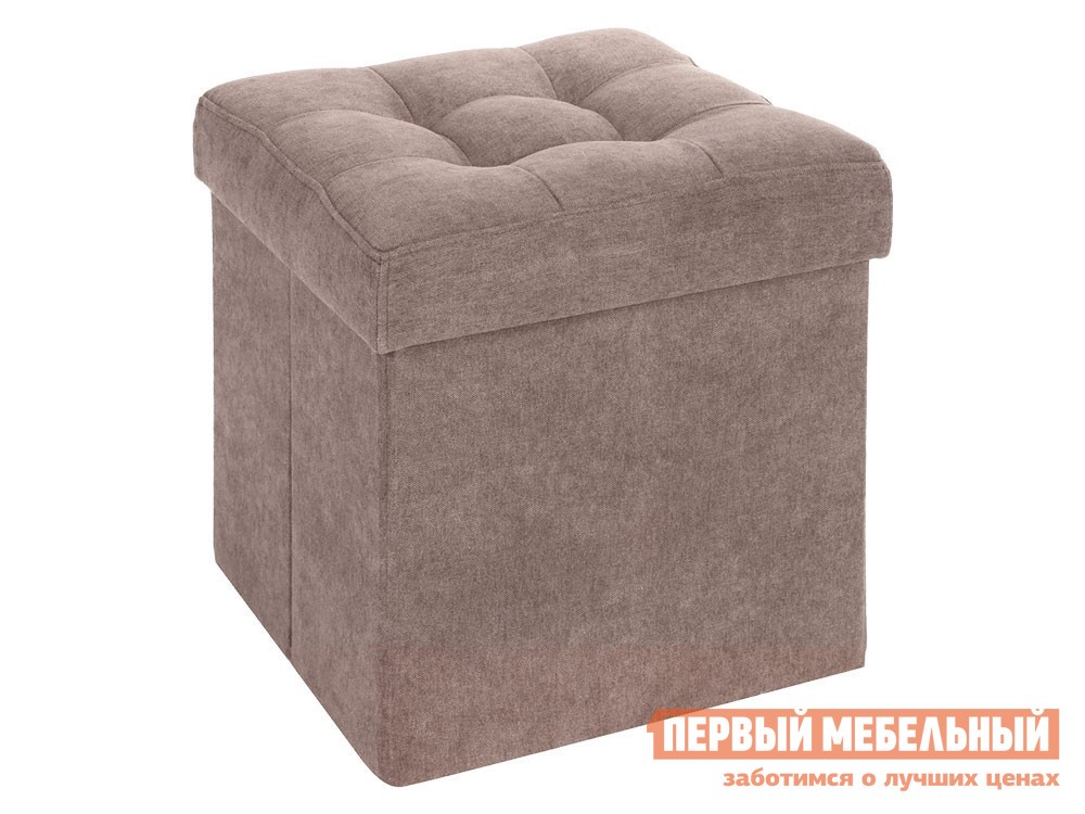 Пуфик  Фолд Бежевый, велюр