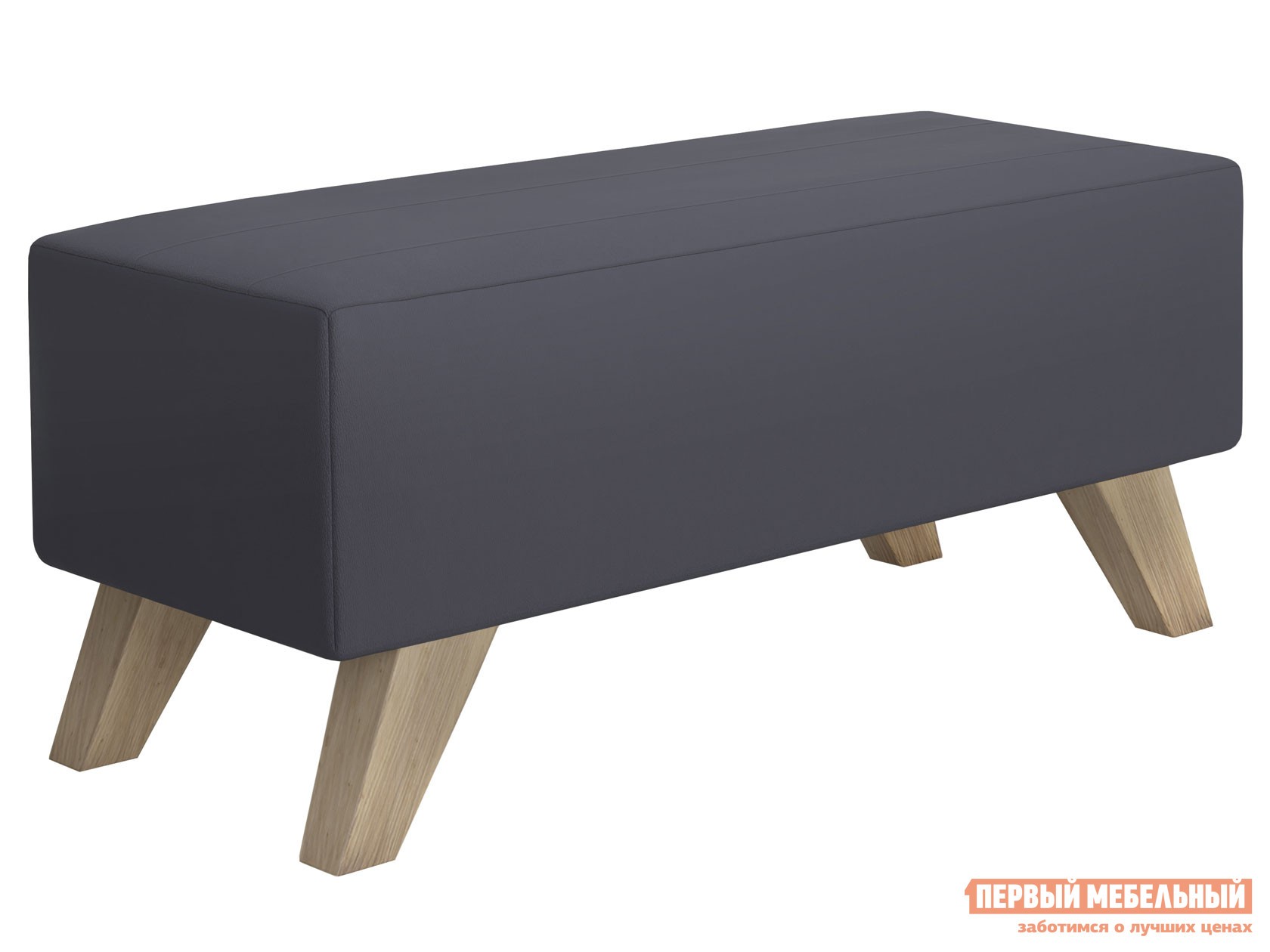 Пуфик  Вега Скандинавия Графит, экокожа