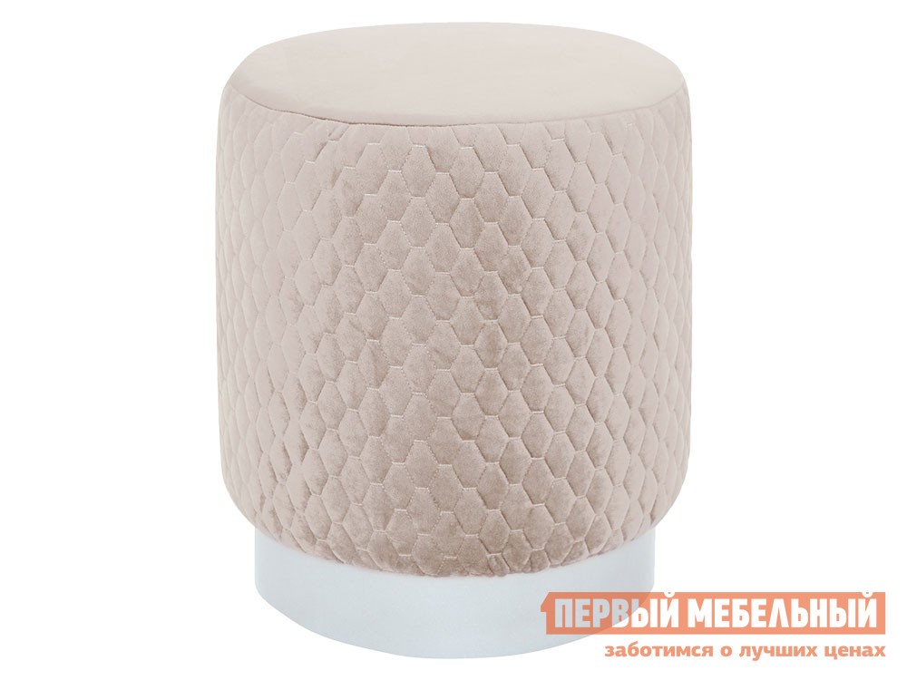 Пуфик  Honey Бежевый, велюр