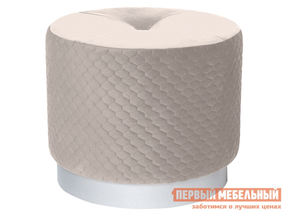 Пуфик  Honey Бежевый, велюр