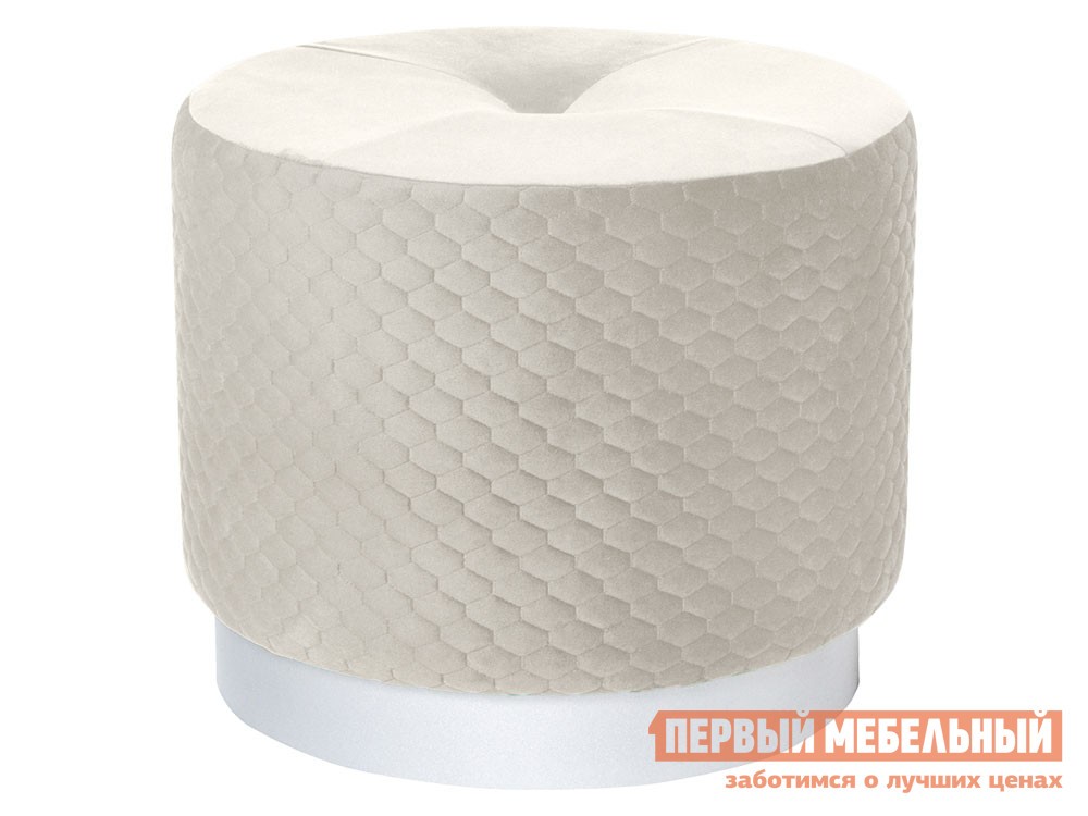 Пуфик  Honey Кремовый, велюр