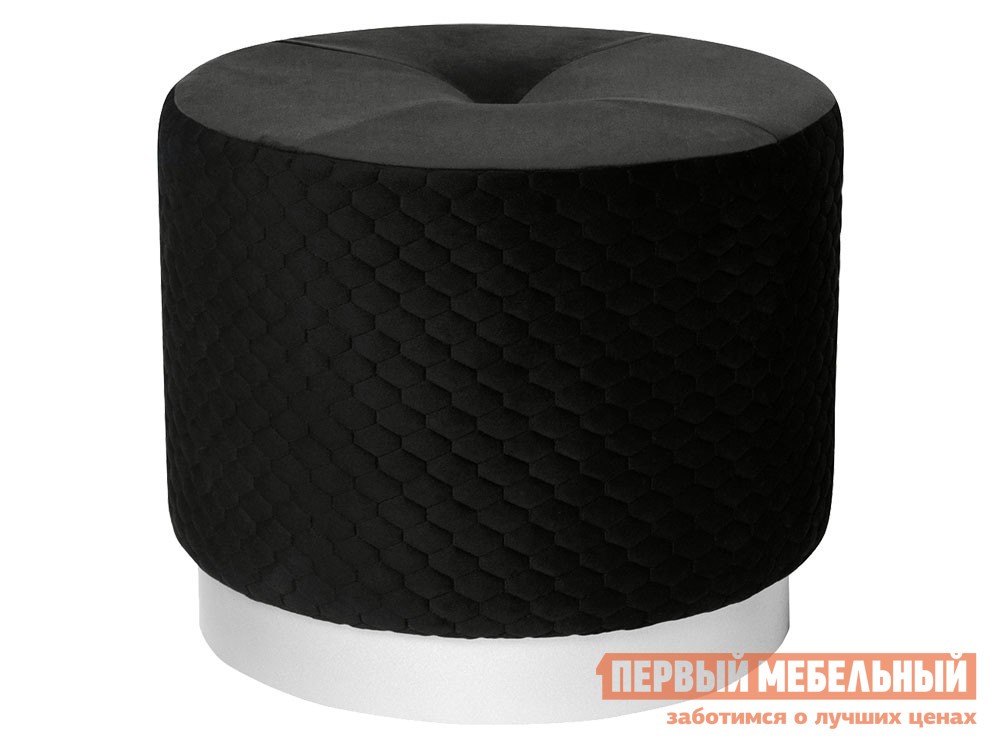 Пуфик  Honey Черный, велюр
