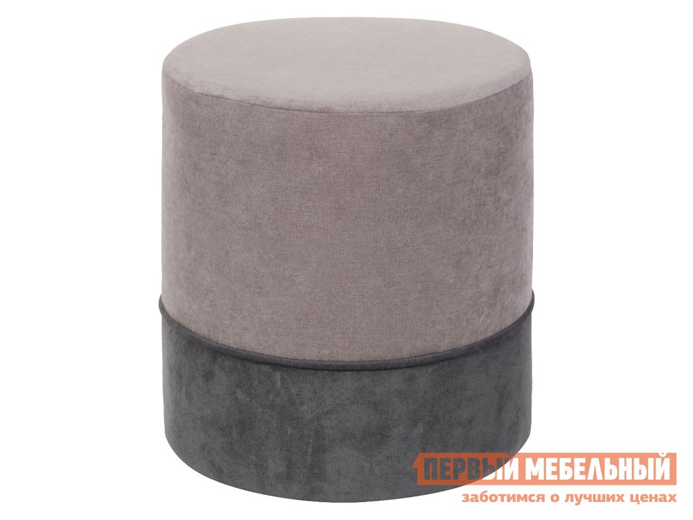 Пуфик  Декарт Серый, велюр