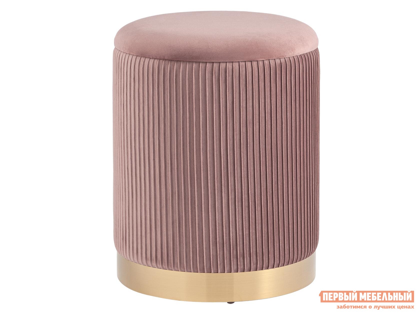 Пуфик  Шарлотта Розовый, велюр
