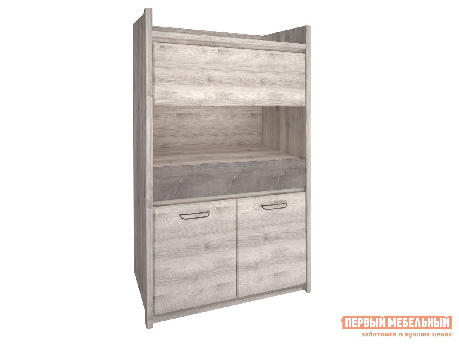 Распашной шкаф  Джаз С-4 Каштан Найроби / Оникс