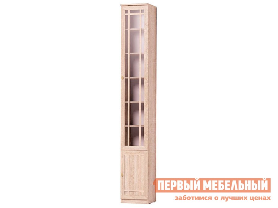 Шкаф-витрина  Шерлок Дуб Сонома, Правая