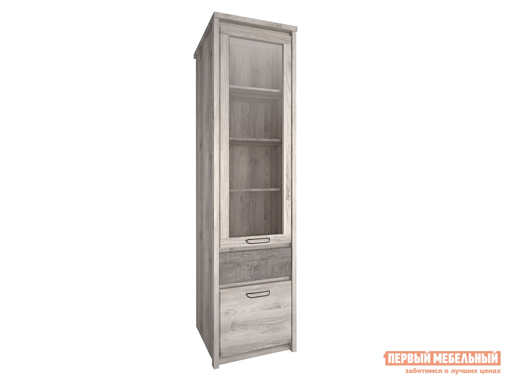 Шкаф-витрина  Джаз Каштан Найроби / Оникс