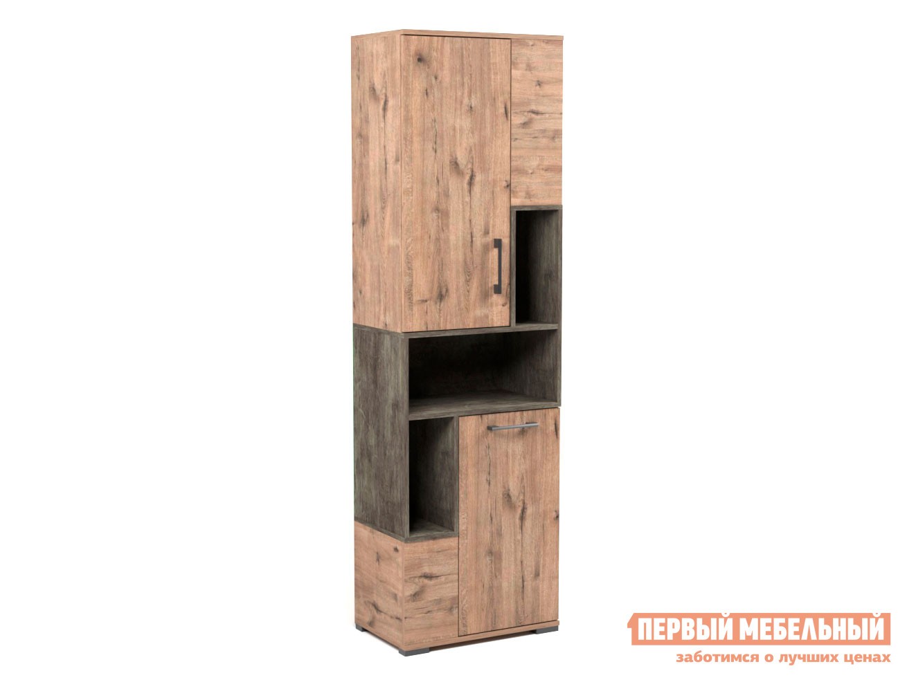 Стеллаж  Денвер Дуб Веллингтон / Камень темный