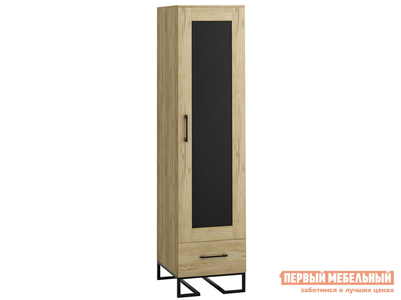 Шкаф-витрина  Лофт Дуб натуральный