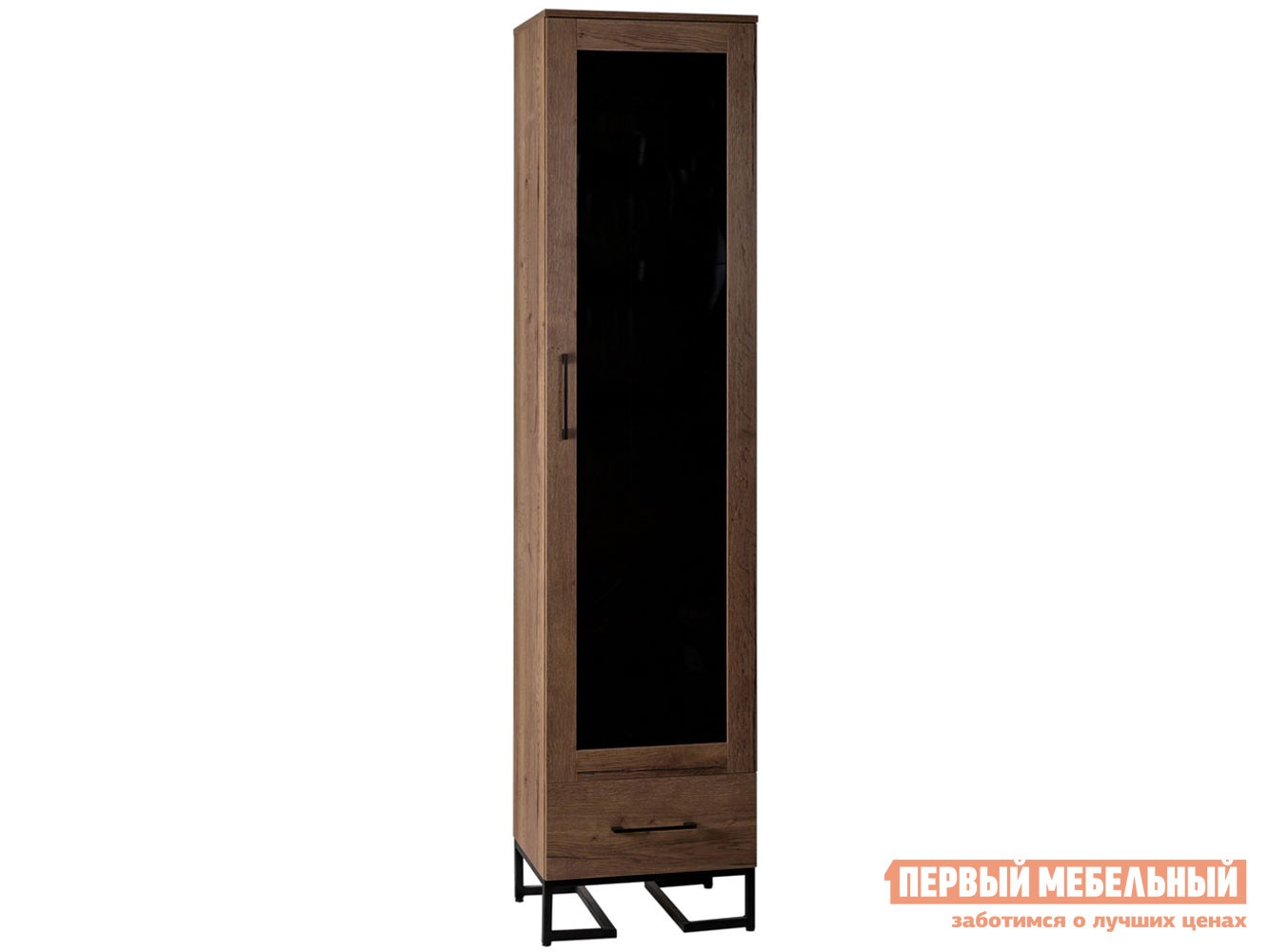 Шкаф-витрина  Лофт Дуб Табак