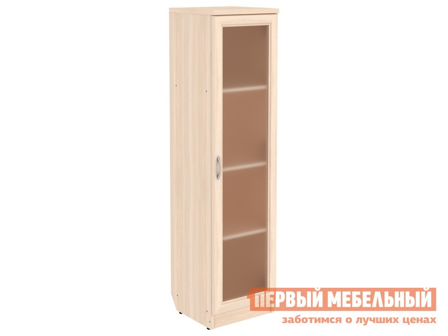 Шкаф-витрина  Мерлен 212 Молочный дуб