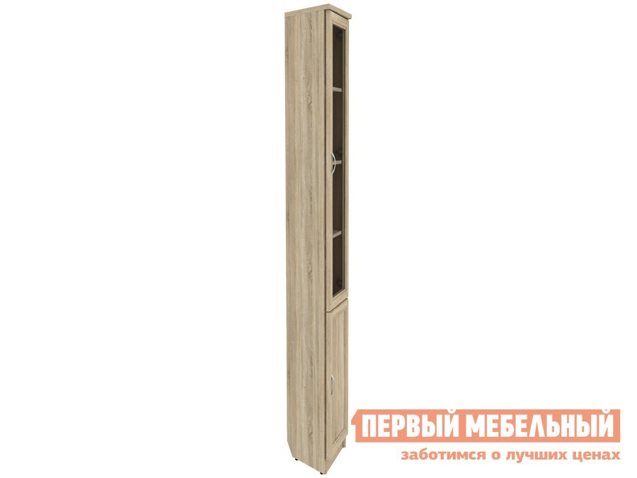 Шкаф-витрина  Мерлен Дуб Сонома