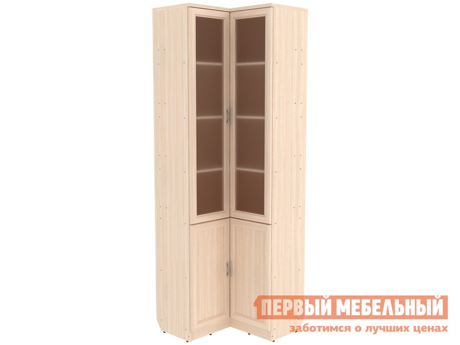 Шкаф-витрина  Мерлен Молочный дуб