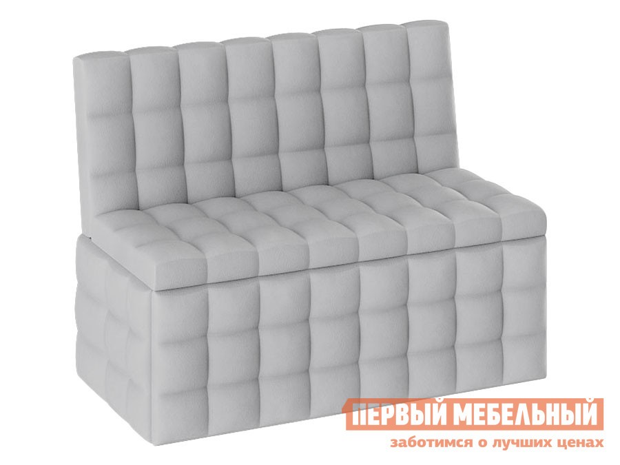 Кухонный диван  Темпо Белый, кожзам