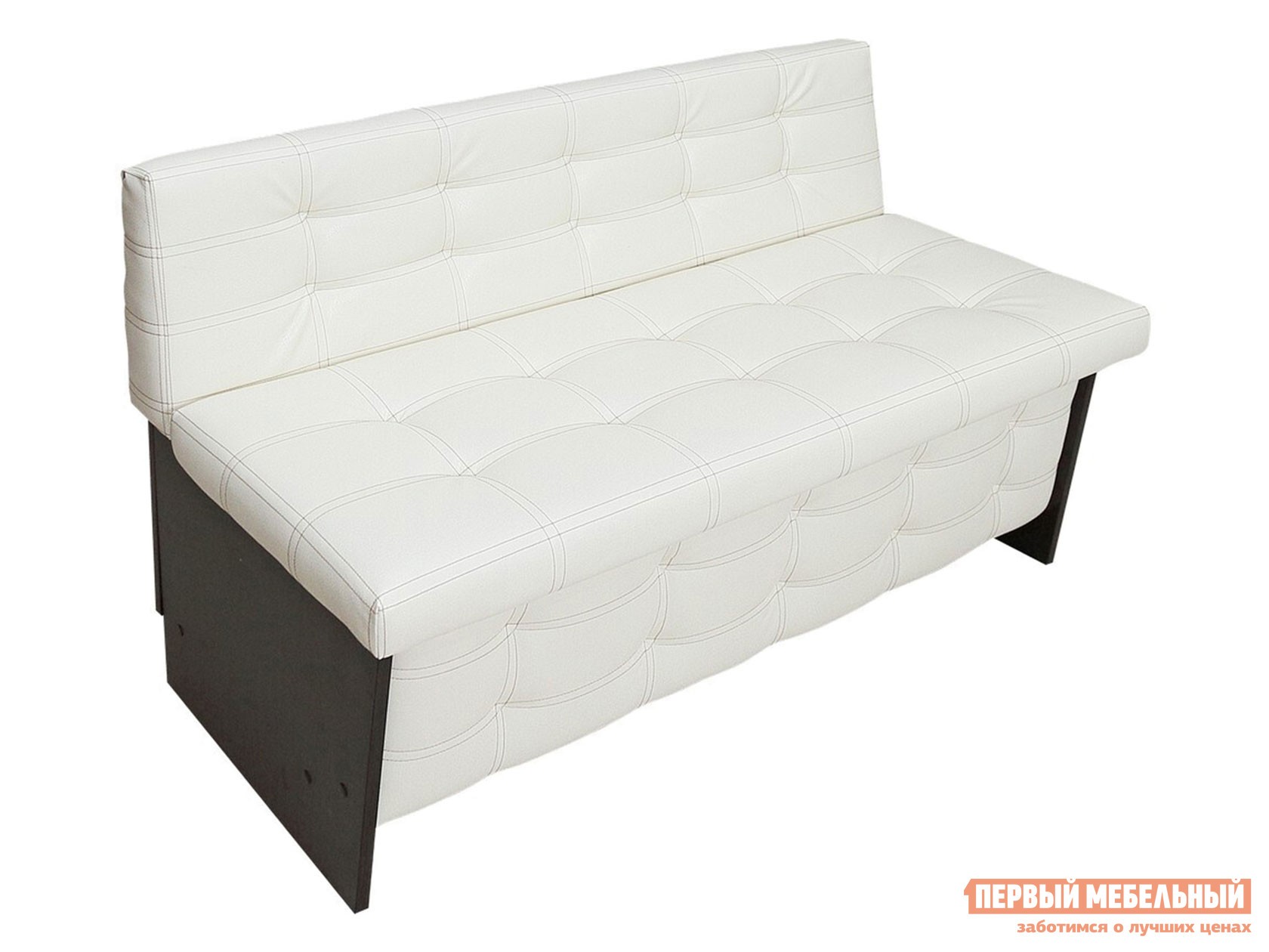 Кухонный диван  Милан П Венге / Крем, кожзам, 900 мм