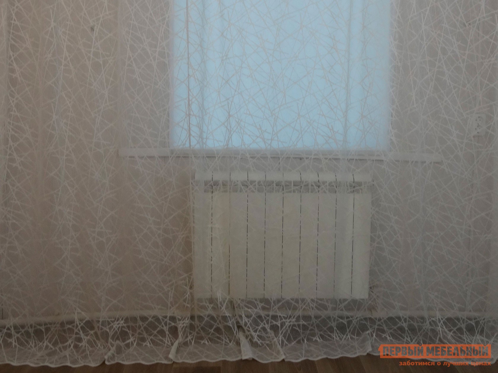 Шторы  Абстракция Бежевый, сетка (Абстракция)