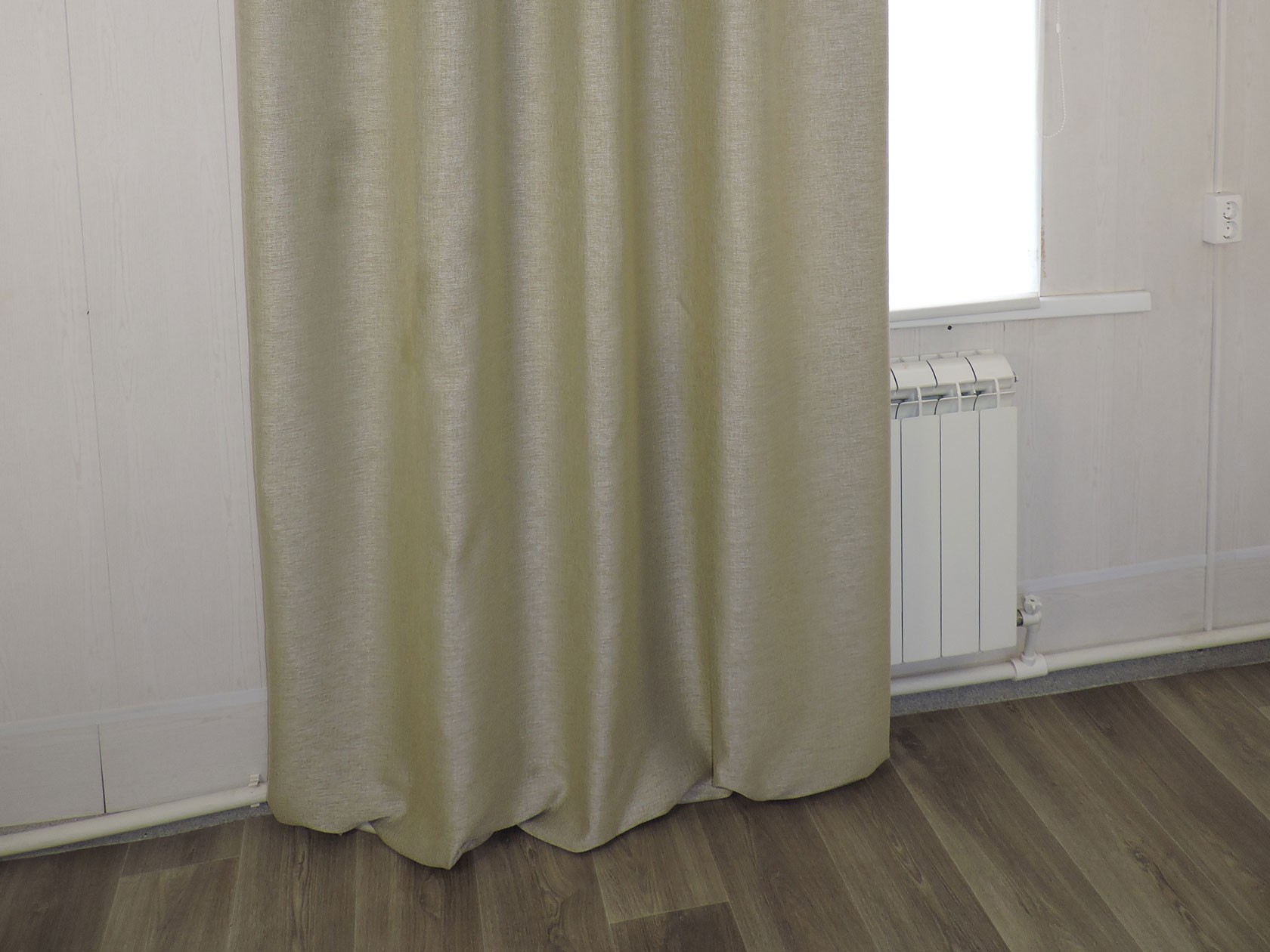 Шторы  Молоко Молочный, блэкаут, 2000 х 2700 мм, 1 шт.