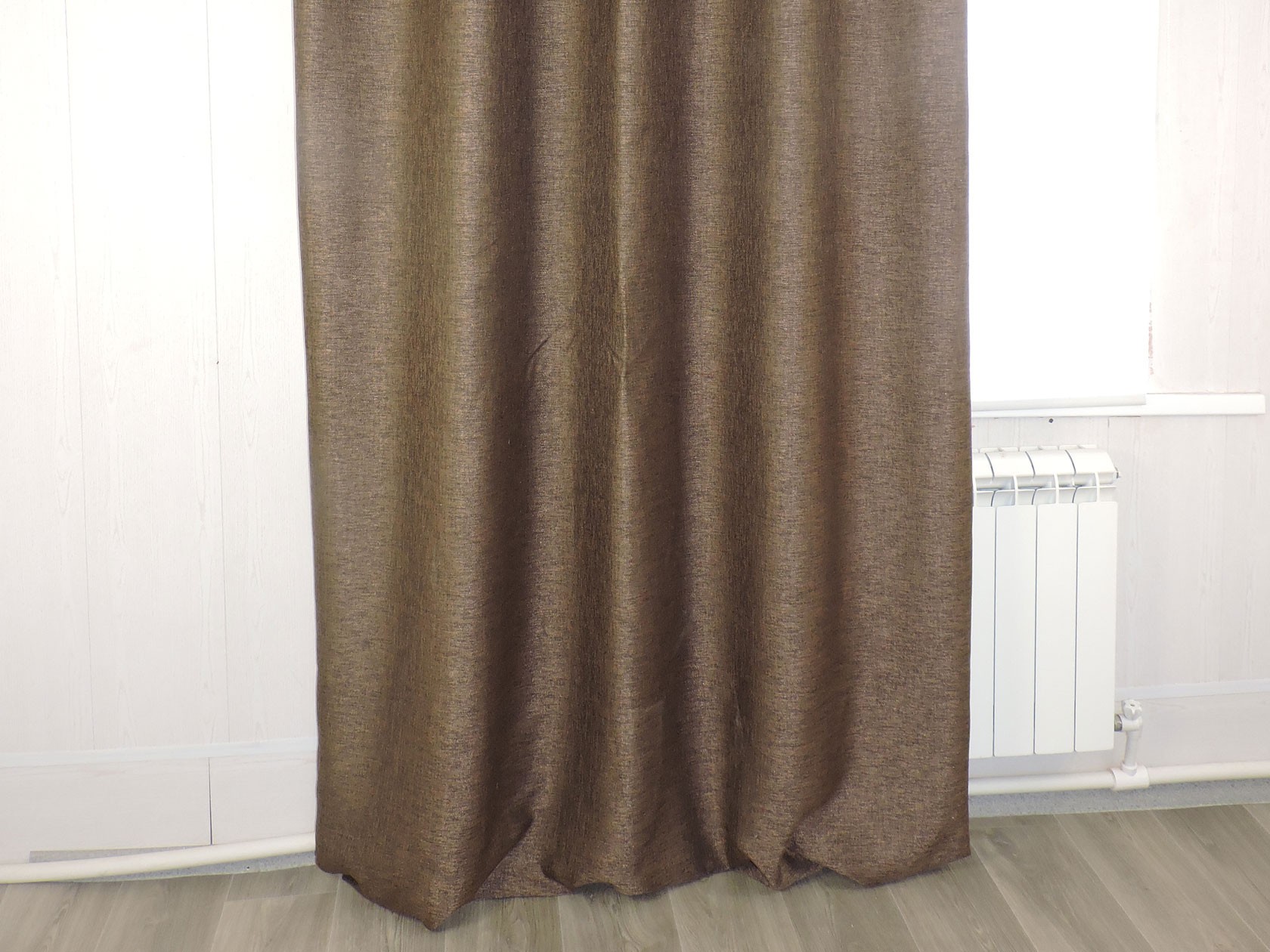 Шторы  Браун Коричневый, блэкаут, 1500 х 2700 мм, 2 шт.