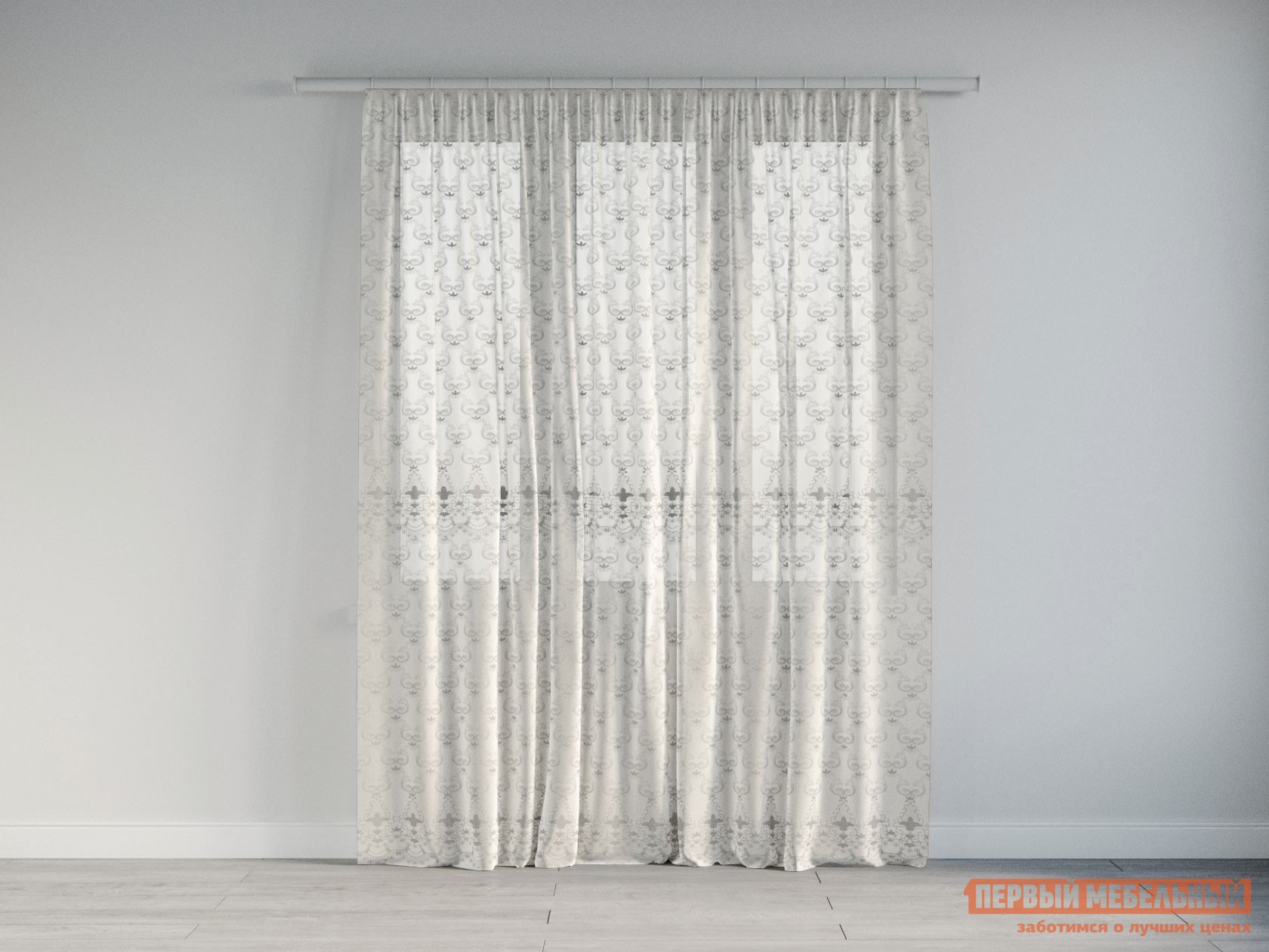 Шторы  Лилия Нова Бежевый с вышивкой