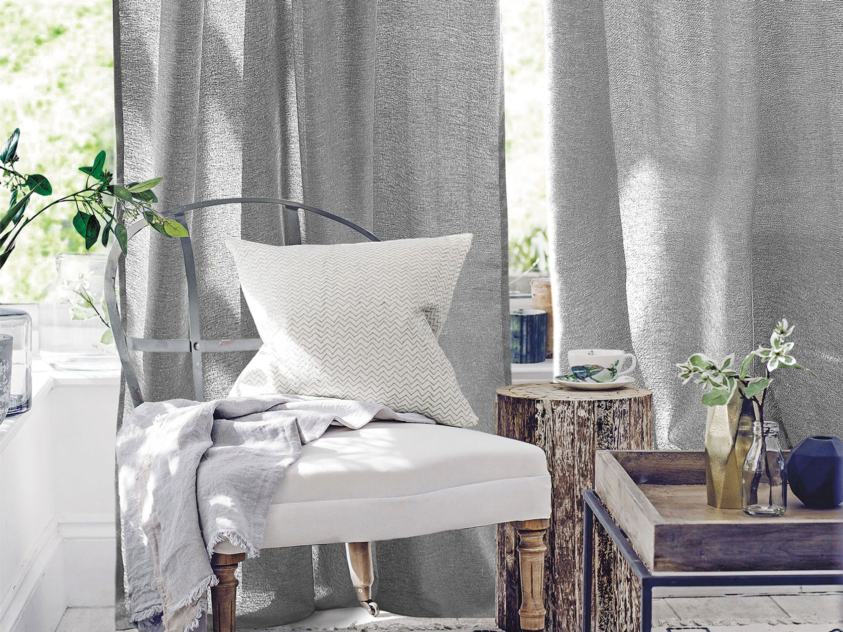 Шторы  Базальт Базальт, рогожка, 200 х 270 см