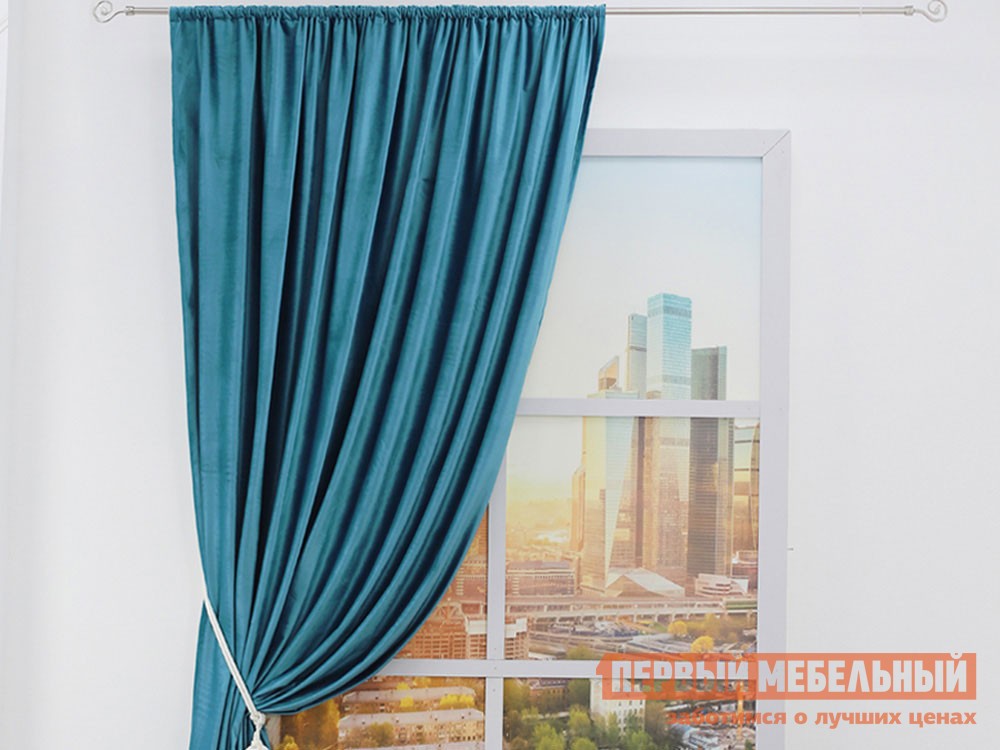 Шторы  Уют Бирюзовый