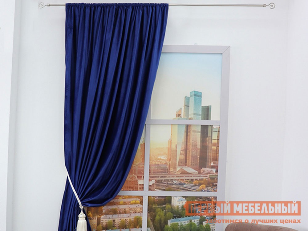 Шторы  Уют Синий