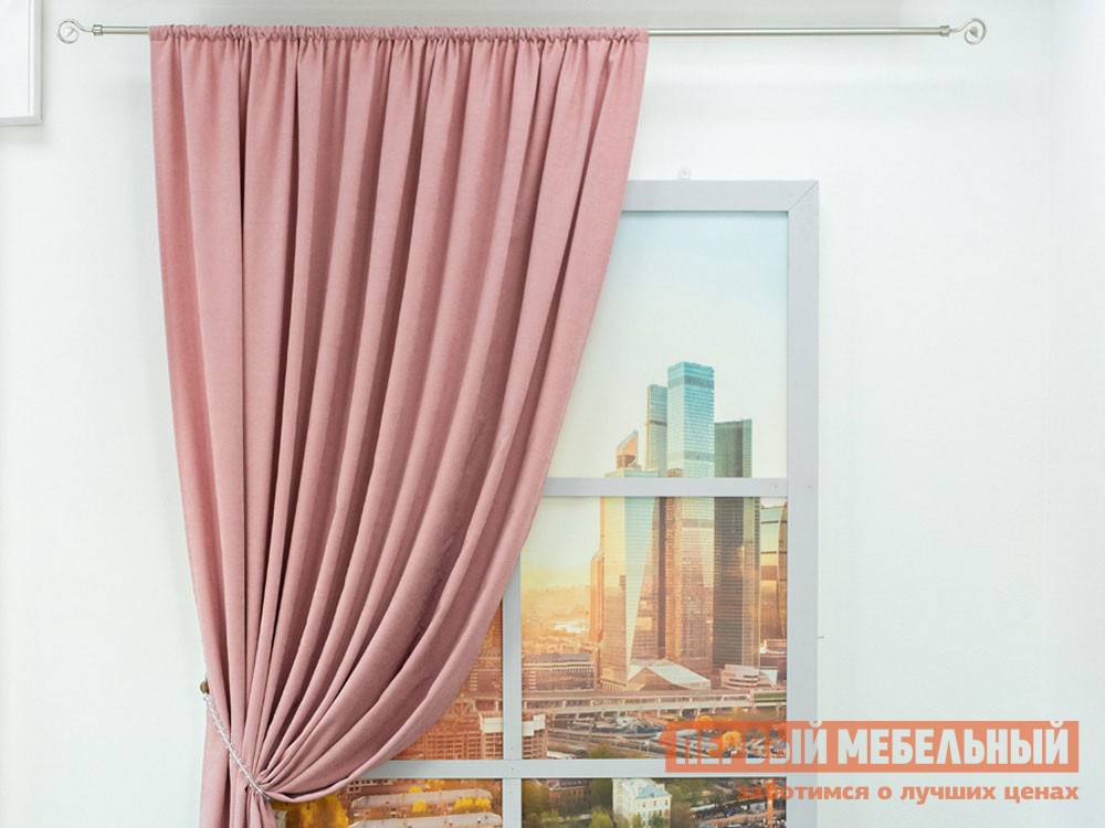 Шторы  Вольтер Брусника