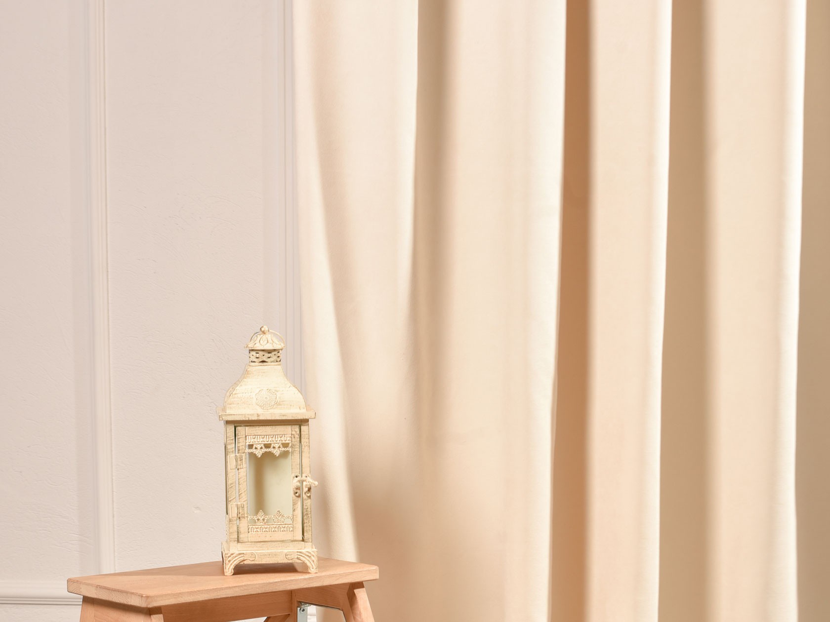 Шторы  Аэлита Молочный, канвас, 200 х 270 см