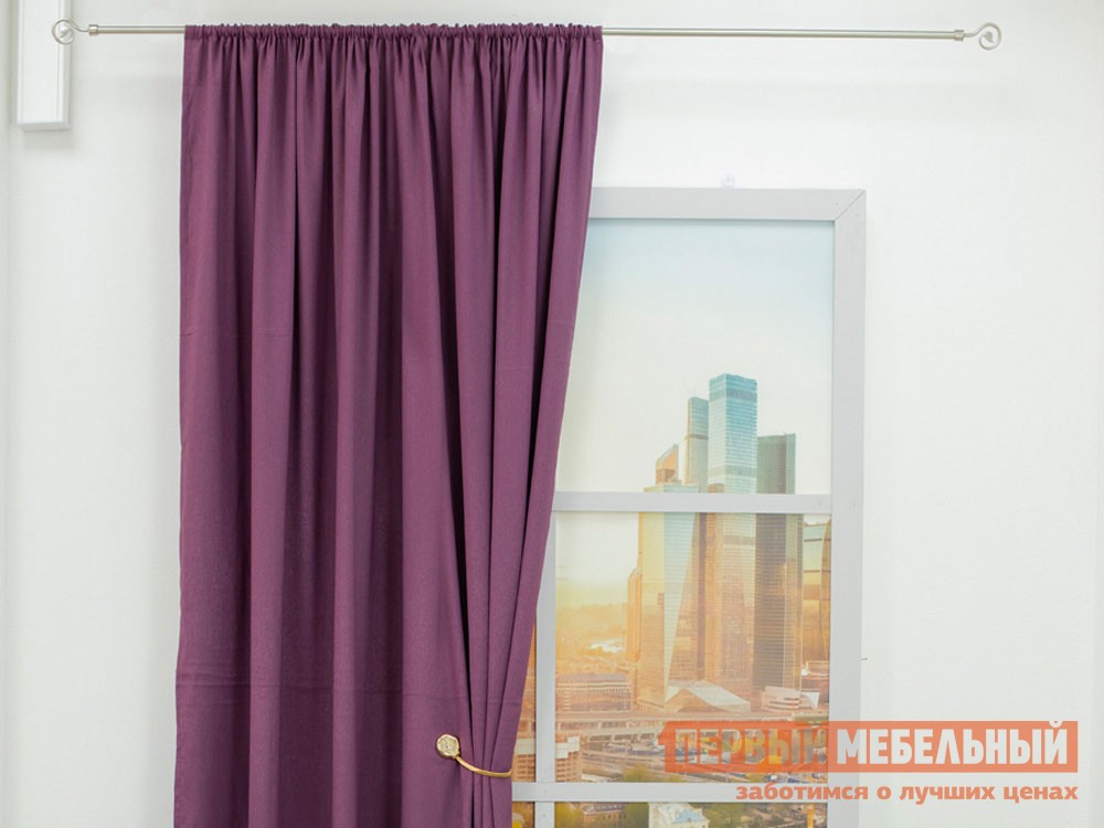 Шторы  Полье Фиолетовый