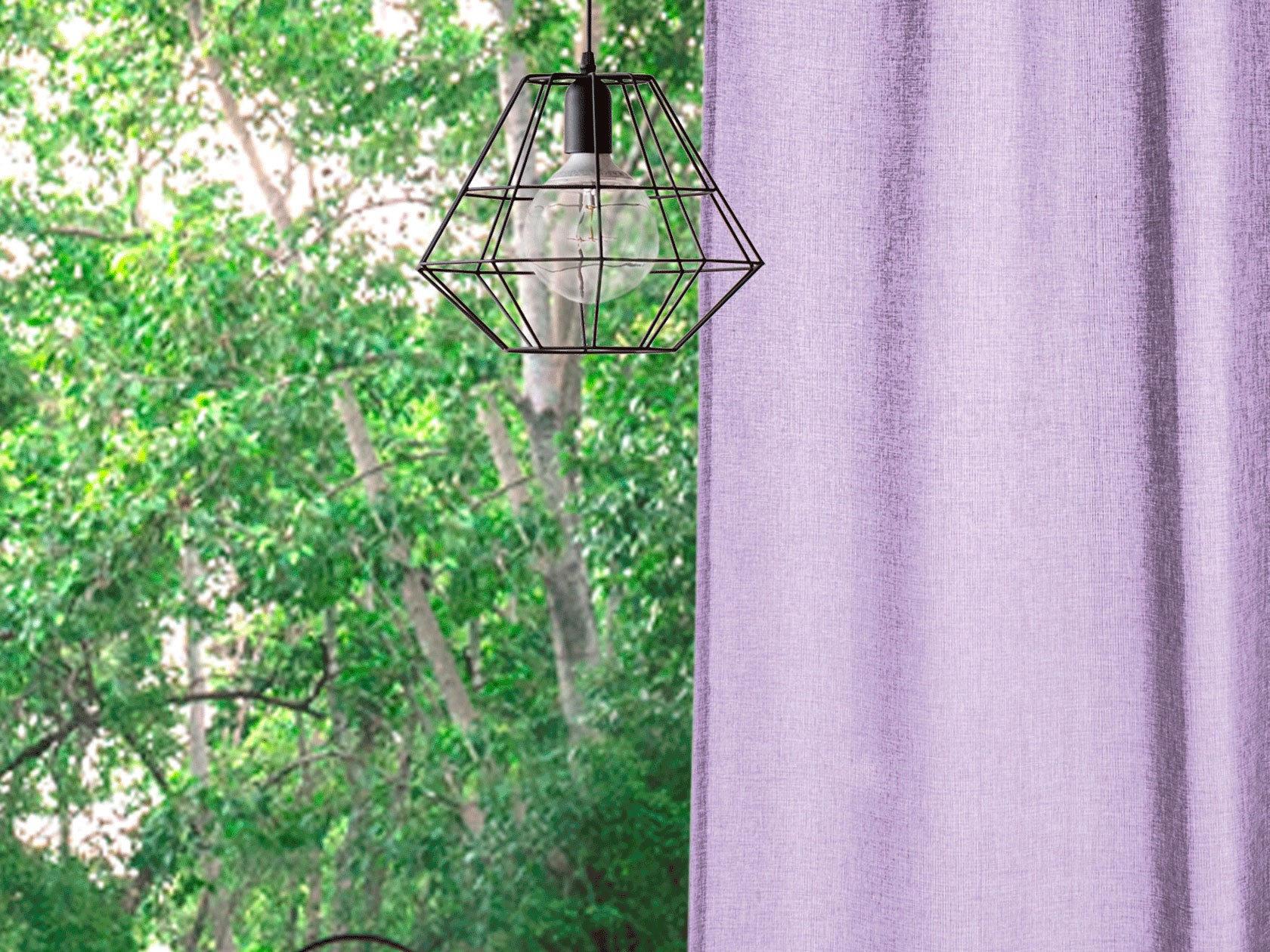 Шторы  Лаванда 200 х 270 см, Лаванда, рогожка