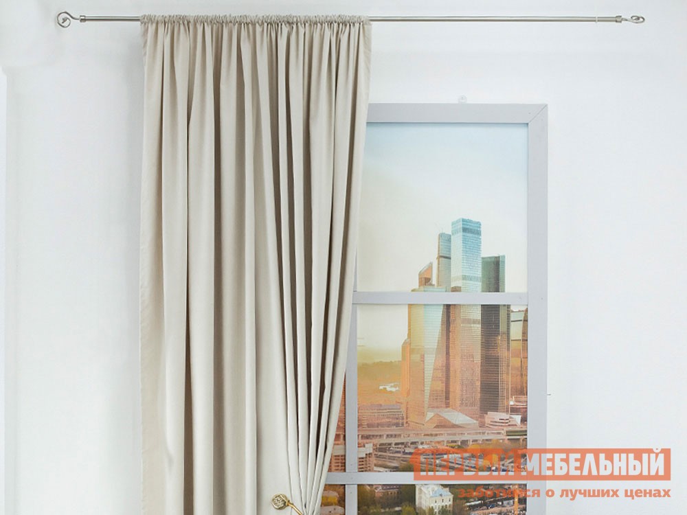 Шторы  Турье Молочный