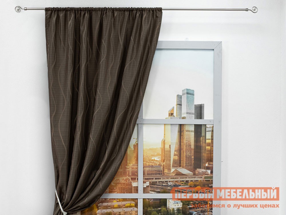 Шторы  Виоль Коричневый