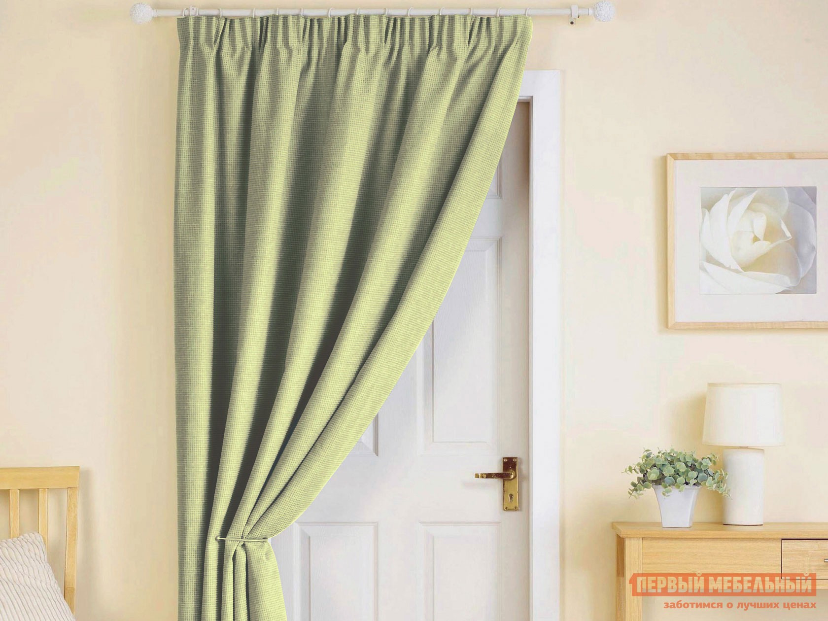 Шторы  Макрон Зеленый