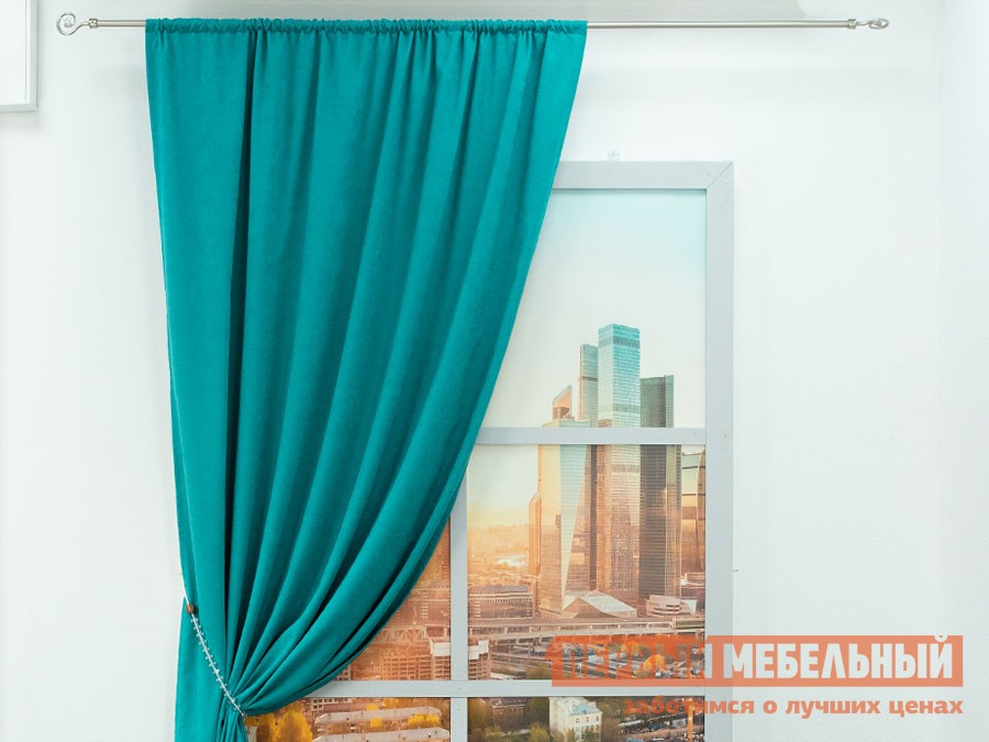 Шторы  Ортео Бирюзовый